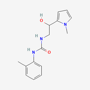 1-(2-hydroxy-2-(1-methyl-1H-pyrrol-2-yl)ethyl)-3-(o-tolyl)urea