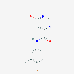 N-(4-bromo-3-methylphenyl)-6-methoxypyrimidine-4-carboxamide
