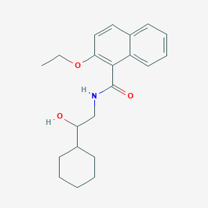 molecular formula C21H27NO3 B2444353 N-(2-cyclohexyl-2-hydroxyethyl)-2-ethoxy-1-naphthamide CAS No. 1351616-50-6