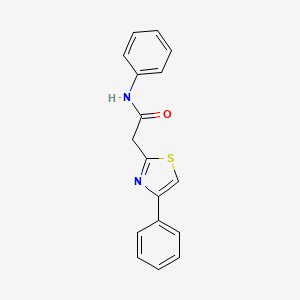 N-phenyl-2-(4-phenyl-1,3-thiazol-2-yl)acetamide