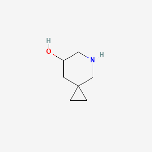 molecular formula C7H13NO B2444392 5-Azaspiro[2.5]octan-7-ol CAS No. 2090320-37-7