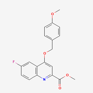 3-[1-(3-methoxyphenyl)-5-methyl-1H-1,2,3-triazol-4-yl]-N-phenyl-1,2,4-thiadiazol-5-amine