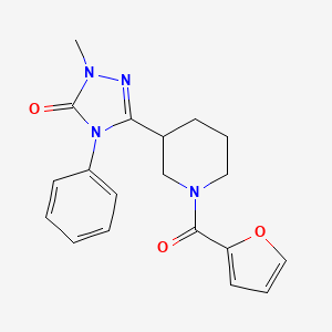 3-(1-(furan-2-carbonyl)piperidin-3-yl)-1-methyl-4-phenyl-1H-1,2,4-triazol-5(4H)-one