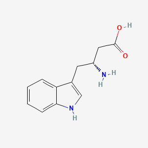 molecular formula C12H14N2O2 B2444418 (3R)-3-amino-4-(1H-indol-3-yl)butanoic acid CAS No. 736131-01-4
