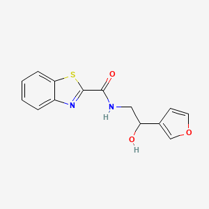 N-(2-(furan-3-yl)-2-hydroxyethyl)benzo[d]thiazole-2-carboxamide