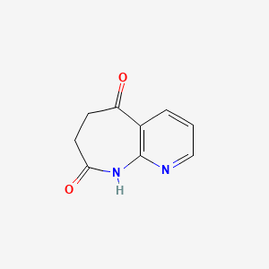 molecular formula C9H8N2O2 B2444443 6,7,8,9-tetrahydro-5H-pyrido[2,3-b]azepine-5,8-dione CAS No. 652976-28-8