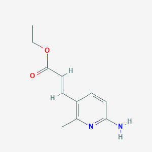 Ethyl (E)-3-(6-amino-2-methylpyridin-3-yl)prop-2-enoate