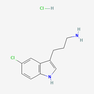 1H-Indole-3-propanamine, 5-chloro-, hydrochloride (1:1)