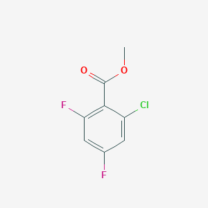 molecular formula C8H5ClF2O2 B2444562 Methyl 2-chloro-4,6-difluorobenzoate CAS No. 1261869-14-0; 128800-36-2