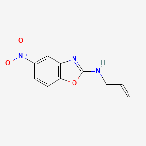 molecular formula C10H9N3O3 B2444588 N-allyl-5-nitrobenzo[d]oxazol-2-amine CAS No. 78749-76-5