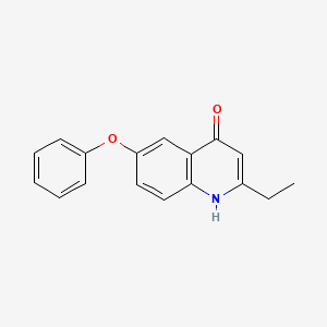2-ethyl-6-phenoxy-1H-quinolin-4-one