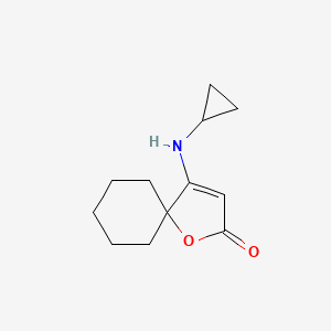 4-(Cyclopropylamino)-1-oxaspiro[4.5]dec-3-en-2-one