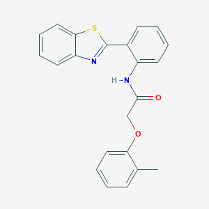 N-[2-(1,3-benzothiazol-2-yl)phenyl]-2-(2-methylphenoxy)acetamide