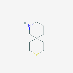 molecular formula C9H17NS B2444717 9-Thia-2-azaspiro[5.5]undecane CAS No. 86697-02-1