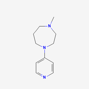 molecular formula C11H17N3 B2444750 1-Methyl-4-(pyridin-4-yl)-1,4-diazepane CAS No. 900161-71-9