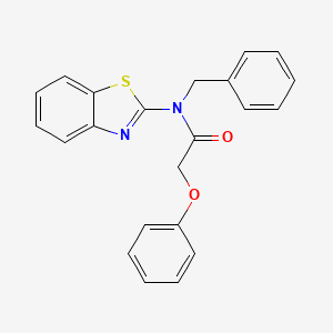 molecular formula C22H18N2O2S B2444816 N-(苯并[d]噻唑-2-基)-N-苄基-2-苯氧基乙酰胺 CAS No. 899963-58-7