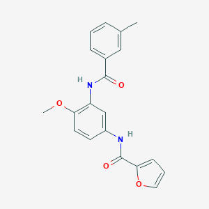 N-{4-methoxy-3-[(3-methylbenzoyl)amino]phenyl}-2-furamide