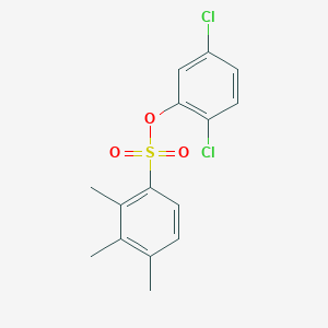 molecular formula C15H14Cl2O3S B2444884 2,5-二氯苯基 2,3,4-三甲基苯磺酸酯 CAS No. 692774-55-3