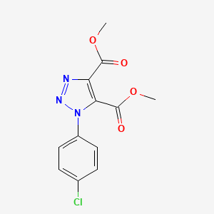 molecular formula C12H10ClN3O4 B2444898 1-(4-氯苯基)-1H-1,2,3-三唑-4,5-二甲酸二甲酯 CAS No. 129748-78-3