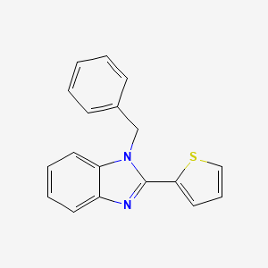 B2444900 1-Benzyl-2-thiophen-2-ylbenzimidazole CAS No. 488813-95-2