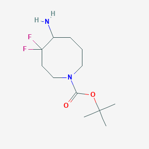 B2444920 Tert-butyl 5-amino-4,4-difluoroazocane-1-carboxylate CAS No. 2551120-24-0