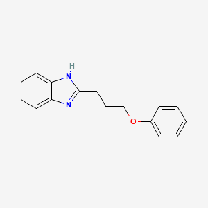 molecular formula C16H16N2O B2444945 2-(3-苯氧基丙基)-1H-苯并咪唑 CAS No. 313958-74-6