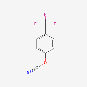 molecular formula C8H4F3NO B2445001 [4-(三氟甲基)苯基]氰酸酯 CAS No. 1188446-85-6