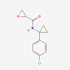 N-[1-(4-Chlorophenyl)cyclopropyl]oxirane-2-carboxamide