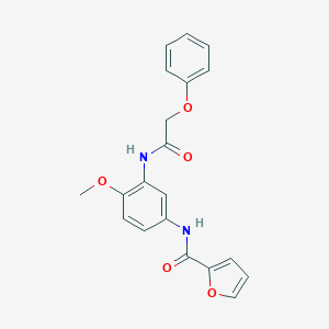 N-{4-methoxy-3-[(phenoxyacetyl)amino]phenyl}-2-furamide