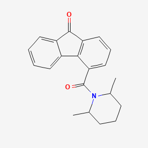 4-(2,6-dimethylpiperidine-1-carbonyl)-9H-fluoren-9-one