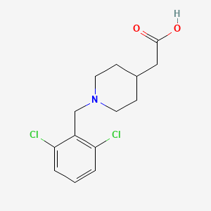 2-[1-(2,6-Dichlorobenzyl)-4-piperidinyl]acetic acid