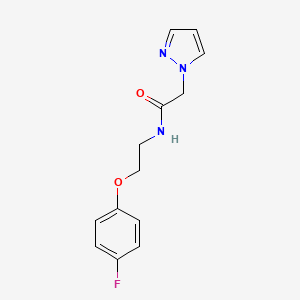 N-(2-(4-fluorophenoxy)ethyl)-2-(1H-pyrazol-1-yl)acetamide