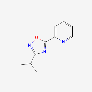3-Propan-2-yl-5-pyridin-2-yl-1,2,4-oxadiazole
