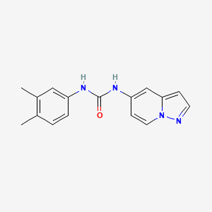 1-(3,4-Dimethylphenyl)-3-(pyrazolo[1,5-a]pyridin-5-yl)urea