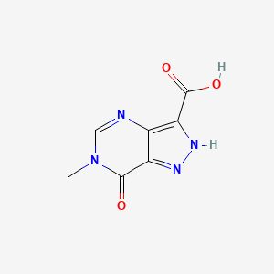 molecular formula C7H6N4O3 B2445139 6-Methyl-7-oxo-2H-pyrazolo[4,3-d]pyrimidine-3-carboxylic acid CAS No. 2402829-67-6