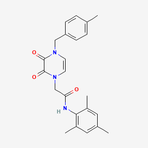 N-mesityl-2-[4-(4-methylbenzyl)-2,3-dioxo-3,4-dihydropyrazin-1(2H)-yl]acetamide