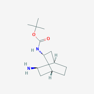Tert-butyl N-[(1R,2R,4R,5R)-5-amino-2-bicyclo[2.2.2]octanyl]carbamate