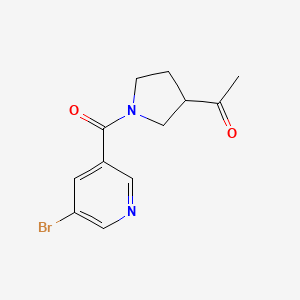 1-(1-(5-Bromonicotinoyl)pyrrolidin-3-yl)ethanone