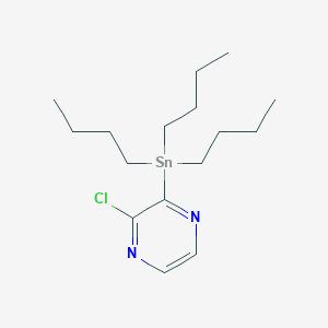 2-Chloro-3-tributylstannylpyrazine