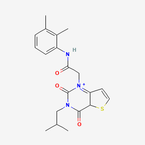 molecular formula C20H23N3O3S B2445195 N-(2,3-dimethylphenyl)-2-[3-(2-methylpropyl)-2,4-dioxo-1H,2H,3H,4H-thieno[3,2-d]pyrimidin-1-yl]acetamide CAS No. 1261014-52-1