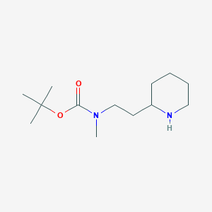 molecular formula C13H26N2O2 B2445217 tert-butyl N-methyl-N-[2-(piperidin-2-yl)ethyl]carbamate CAS No. 917610-20-9