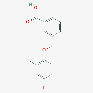 3-[(2,4-Difluorophenoxy)methyl]benzoic acid