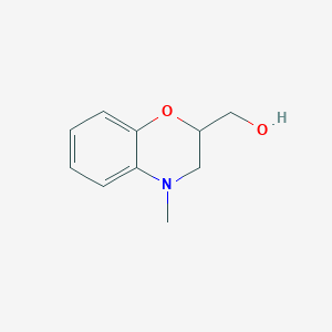 (4-methyl-3,4-dihydro-2H-1,4-benzoxazin-2-yl)methanol