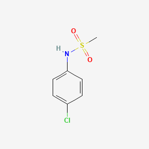 molecular formula C7H8ClNO2S B2445258 N-(4-chlorophenyl)methanesulfonamide CAS No. 4284-51-9