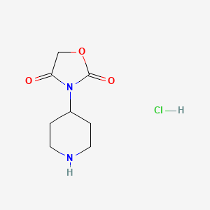 3-(4-Piperidinyl)-1,3-oxazolidine-2,4-dione hydrochloride