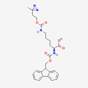 molecular formula C26H30N4O6 B2445300 Fmoc-L-Photo-赖氨酸 CAS No. 2250437-42-2