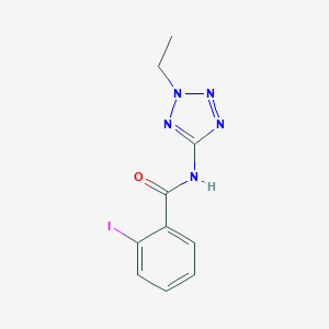 molecular formula C10H10IN5O B244532 N-(2-ethyl-2H-tetrazol-5-yl)-2-iodobenzamide 