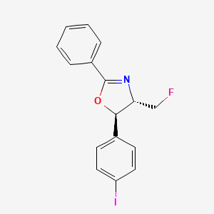 (4S,5R)-4-(fluoromethyl)-5-(4-iodophenyl)-2-phenyl-4,5-dihydrooxazole