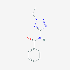 molecular formula C10H11N5O B244535 N-(2-ethyltetrazol-5-yl)benzamide CAS No. 797767-76-1