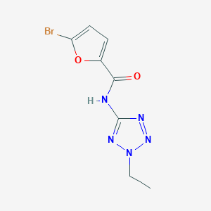 molecular formula C8H8BrN5O2 B244536 5-bromo-N-(2-ethyl-2H-tetraazol-5-yl)-2-furamide 